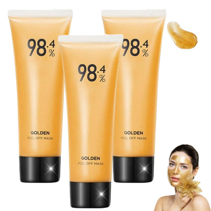 24K Gold Foil Peel-Off Face Mask (Pack of 2)