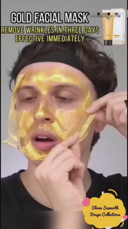 24K Gold Foil Peel-Off Face Mask (Pack of 2)
